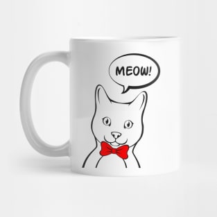 Meow Cat Mug